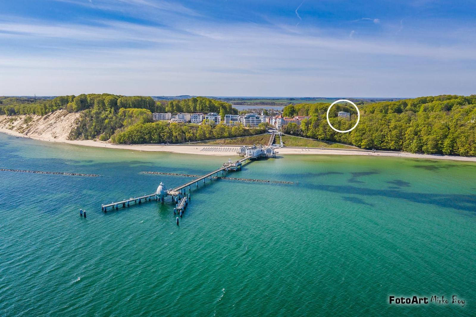 " Residenz Seeblick" Studio 27 Mit Seitlichem Ostseeblick Sellin  Exteriör bild